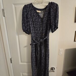 Universal Thread Black Floral Jumpsuit